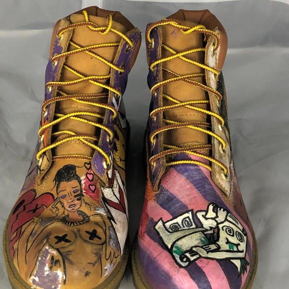 Customized Women's Timberland Boots Womens size 7 Mens Size 5 1/2 - Picture 6 of 11